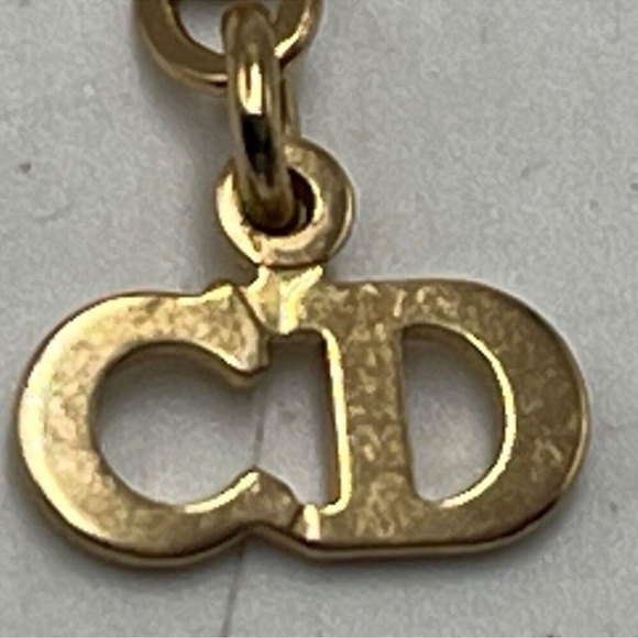 Authentic Christian Dior w/ COA Chain with Pendant - Picture 6 of 13